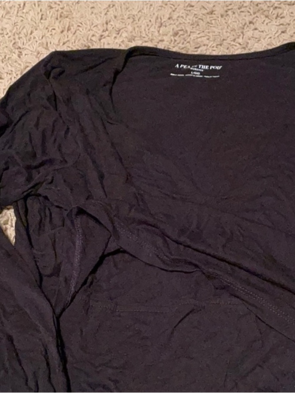 Men’s Black Long Sleeve Shirt